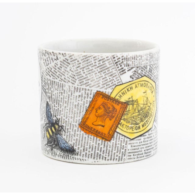 Contemporary Fornasetti Porcelain Tableware, 2 Pcs. For Sale - Image 3 of 13