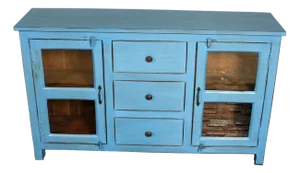 Reclaimed Solid Teak Wood Cabinet, Handcrafted