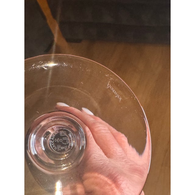 Mid 20th Century Mid 20th Centur Baccarat Crystal Wine Perfection Pattern Hock Set - 6 Pieces For Sale - Image 5 of 12