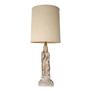 Mid Century Hollywood Regency Tony Paul Westwood Guanyin Table Lamp For Sale