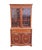 Traditional Vintage Antique Solid Mahogany Traditional Duncan Phyfe Inspired 39" China Cabinet 1236 For Sale - Image 3 of 15