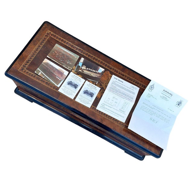 Restored 19th Century French "Douze Airs Orchestre" 3' Foot Music Box by l'Epee For Sale - Image 11 of 15