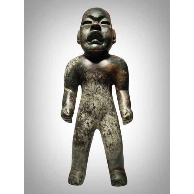 Preclassic Olmec Figurine in Stone For Sale - Image 3 of 15