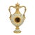 Antique French Gilt Bronze and Enamel Porcelain Urn-Form Clock, Mid 19th Century For Sale