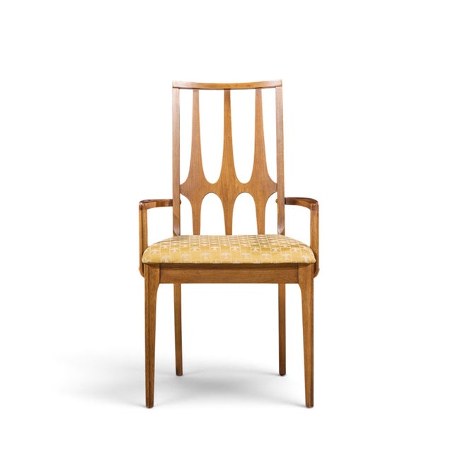 Broyhill Brasilia Mid Century Walnut Dining Chairs - Set of 6 For Sale - Image 11 of 18
