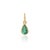 VR Jewels Minimalist 14k Gold Charm Fine Jewerlry Peardrop Emerald Pendant for Her For Sale - Image 4 of 16