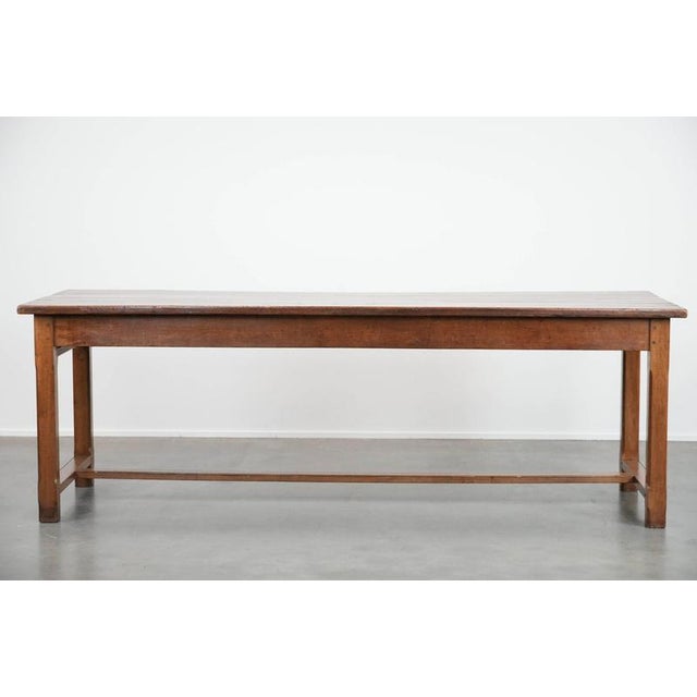 Large Antique French Farmhouse Dining Table For Sale - Image 5 of 18