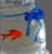 Mid-Century Modern Vintage Murano Fish Inside Bag Blue Ribbon Art Glass Paperweight Trinket Holder Desk Art Original Label For Sale - Image 3 of 11