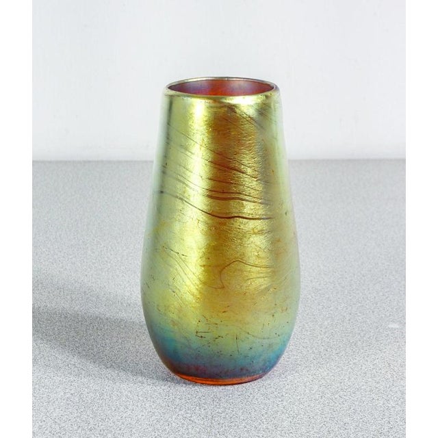 Myra Series Vase in Iridescent Glass from WMF, 1930s For Sale - Image 4 of 10