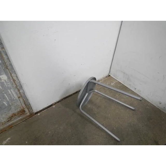 1980s Metal and Iron Stool, 1980s For Sale - Image 5 of 9