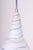 Mid-Century Czech Chromed Steel and Milk Glass Pendant Light, 1960s For Sale - Image 4 of 12