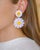 Contemporary DAISY, long earrings, Stud For Sale - Image 3 of 4