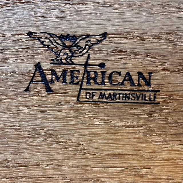 1960s American of Martinsville Vintage Mid Century Modern 9 Drawer Lowboy Dresser, C. 1960s For Sale - Image 5 of 5