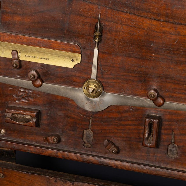 Metal Antique Italian Balance Scales from Decker, Turin, Italy, 1870s For Sale - Image 7 of 18