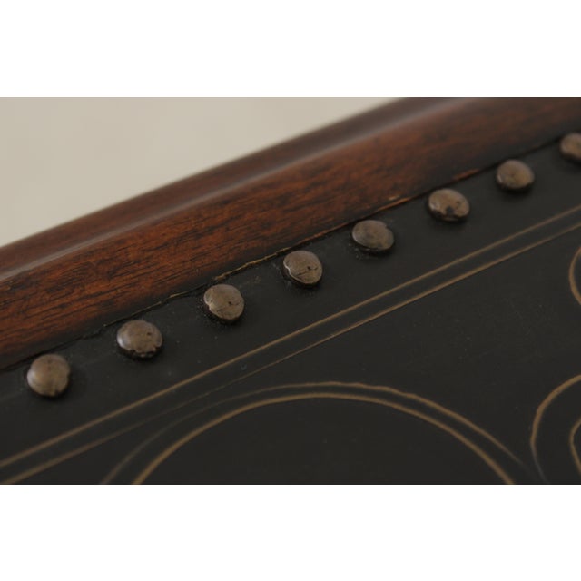 Theodore Alexander 3 Tier Metal Top Stand Table For Sale - Image 14 of 17