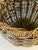 Vintage Large Woven Harvest Basket For Sale In Palm Springs - Image 6 of 11