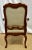 Minton-Spidell Traditional Arm Chair in Pasini Suede With Brass Nailhead Trim For Sale - Image 6 of 11