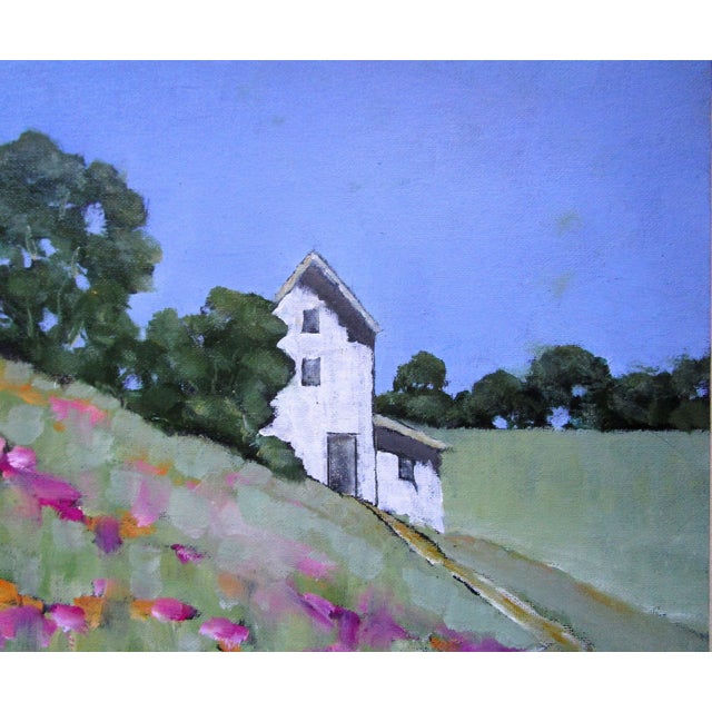 Napa Farmhouse Lynne French California Landscape 11x14 For Sale - Image 4 of 5