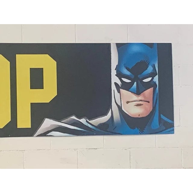 1970s Large Aluminum Super Heroes Panel, 1970s For Sale - Image 5 of 7