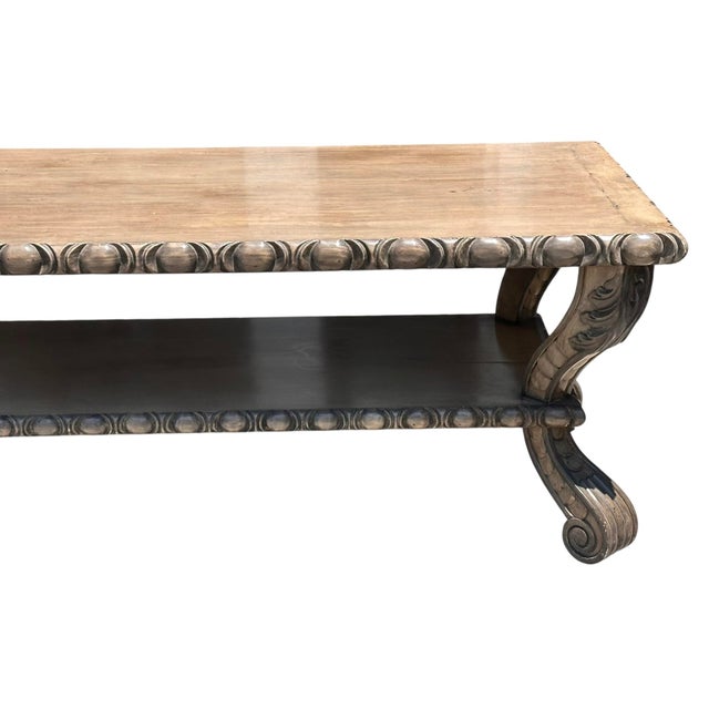 William Switzer Charles Pollock for William Switzer Castle Cocktail Table For Sale - Image 4 of 4