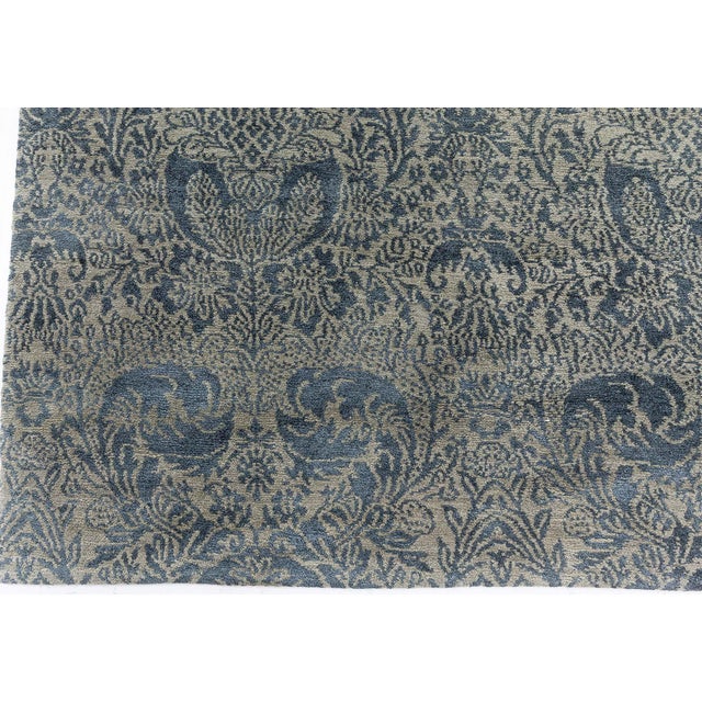 Modern Contemporary S10 Tibetan Floral Design Rug by Doris Leslie Blau For Sale - Image 3 of 8