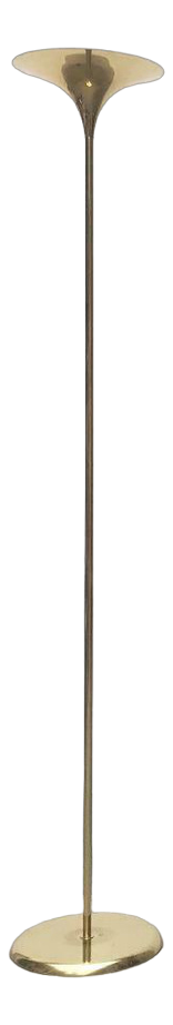 Vintage German Hollywood Regency Style Brass Floor Lamp from Doria Leuchten, 1970s