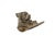 Vintage French Brass Animal Pen and/or Card Holder. It depicts a highly detailed and debated bear or dog emerging from the...