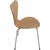 2000 - 2009 Vintage Seven Chairs in Light Anilin Leather by Arne Jacobsen, 2000s, Set of 8 For Sale - Image 5 of 18