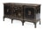 Exceptional Chinoiserie Marble Top Breakfront Sideboard For Sale - Image 12 of 12