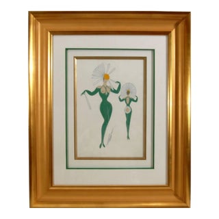 Erté, La Marguerite, 20899 For Sale