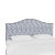 Ashland Headboard in Blue Snake Skin, Twin For Sale