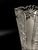Mid-Century Cut Crystal Trumpet Vase in the style of Baccarat, 1940s For Sale - Image 6 of 9