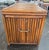 VIntage Rattan Storage Trunk W/ Brass Accents For Sale - Image 4 of 12