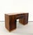 Vintage Art Deco Burl Wood Pedestal Desk For Sale - Image 4 of 8