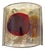 Mid-20th Century Modernist Art Glass Sconce by Fulvio Bianconi for Venini. For Sale