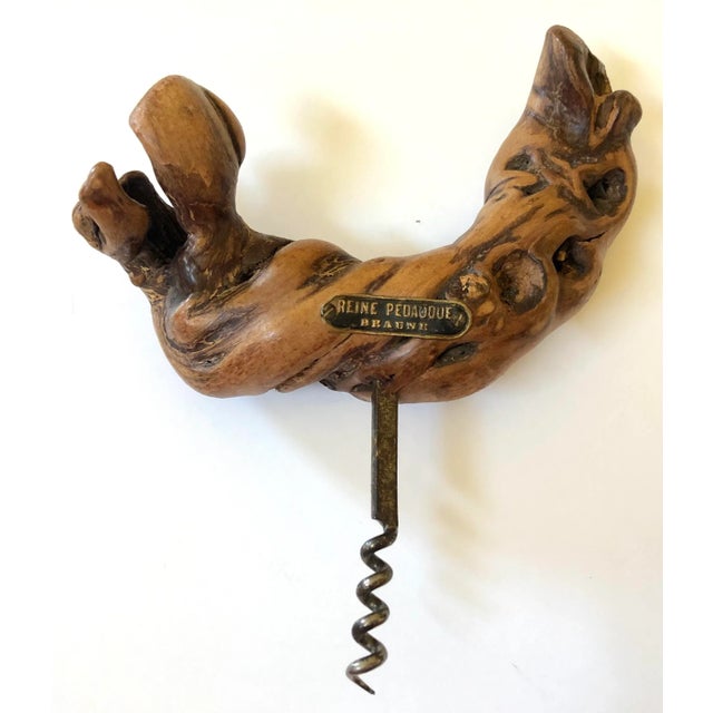 Reine Pedauque Beaune France Grapevine Cork Screw For Sale - Image 4 of 5