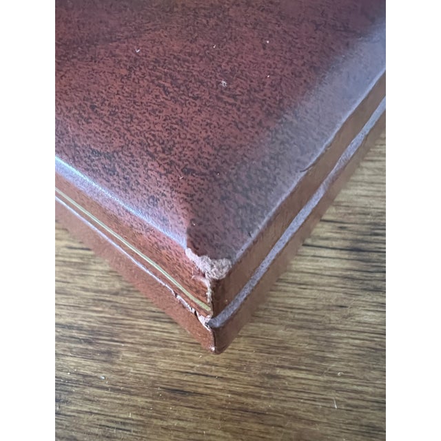 1950’s Leather Jewelry Box For Sale - Image 10 of 12