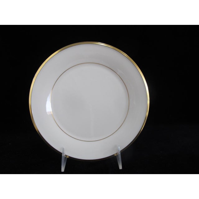 Lenox Lenox China Ivory Gold Eternal 8" Salad Plate Set of 6 For Sale - Image 4 of 5