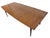 Mid-Century Modern Banquet Size Walnut Dining Table For Sale - Image 10 of 13