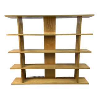 Mid-Century Style Modern Open Shelving Bookcase For Sale
