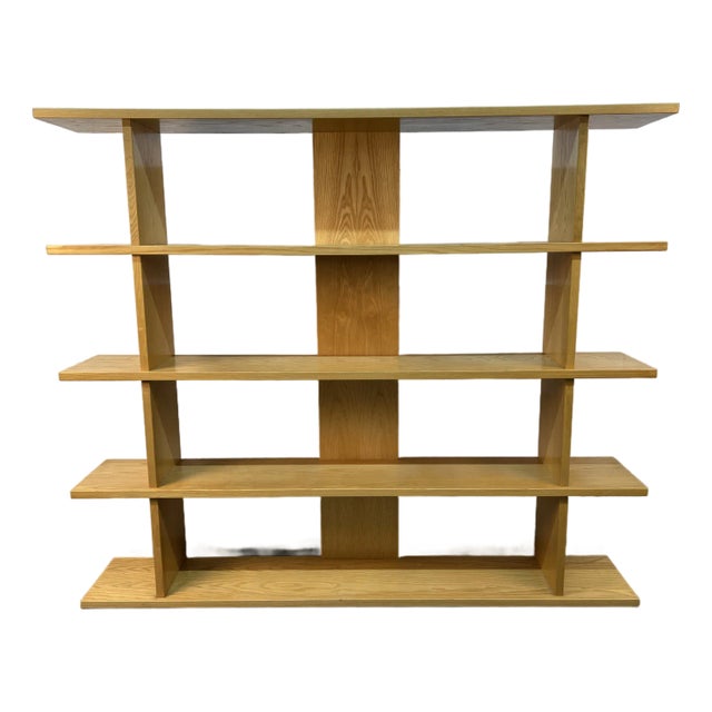 Mid-Century Style Modern Open Shelving Bookcase For Sale