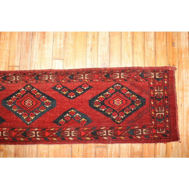 Tribal Red Tribal Ersari Small Rug no. j3614 For Sale - Image 3 of 6