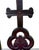 French Monastery Prayer Chair with Gothic Cross, 1880-1890 For Sale - Image 3 of 16