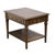 Drexel Drexel Furniture Bookmatched Walnut Italian Mediterranean Style 20" Accent End Table For Sale - Image 4 of 12