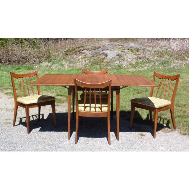 Vintage Mid Century Modern Red Lion Mahogany Dining Set Set Of 5 Chairish