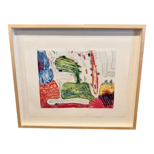 Carroll Dunham Colored Etching II