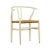 Contemporary White Woven Oak Chair For Sale - Image 3 of 3