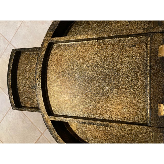 Wood Early 19th Century Demi Lune Napoleon III Accent Table For Sale - Image 7 of 9