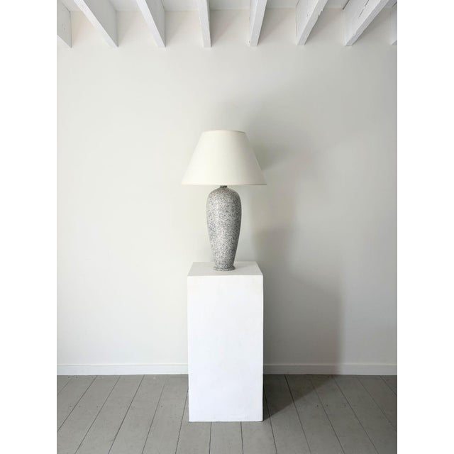 Tall Postmodern Ceramic Lamp, Italy, 1980s For Sale - Image 14 of 15