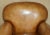 Comfortable Pair of Antique Chesterfield Victorian Brown Leather Club Armchairs For Sale - Image 17 of 17
